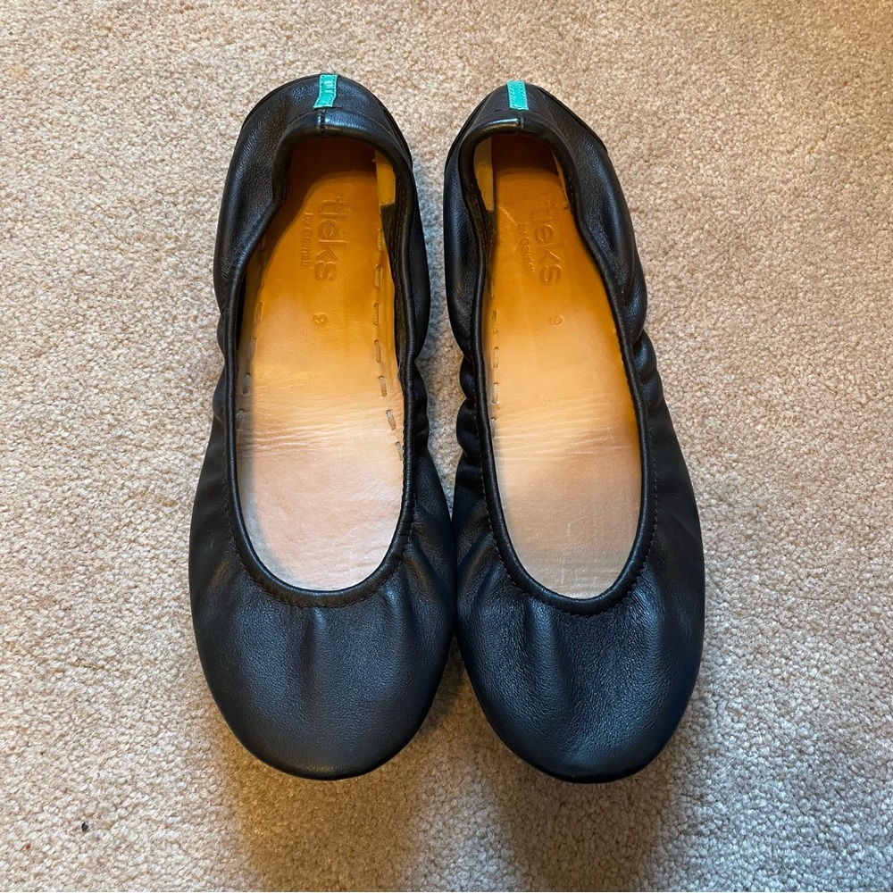 Tieks flats size 9 black